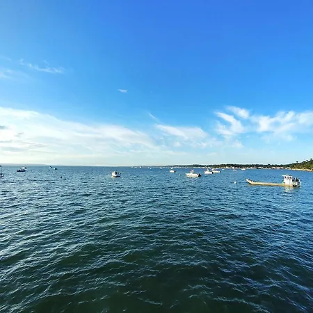 12 Pers Avec Piscine Chauffée Et Vue Exceptionnelle, Première Ligne Bassin D'arcachon - Fr-1-736-32 Lège-Cap-Ferret