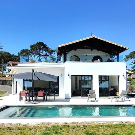 12 Pers Avec Piscine Chauffee Et Vue Exceptionnelle, Premiere Ligne Bassin D'arcachon - Fr-1-736-32 Willa *