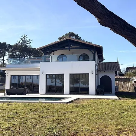 12 Pers Avec Piscine Chauffee Et Vue Exceptionnelle, Premiere Ligne Bassin D'arcachon - Fr-1-736-32 Willa Lège-Cap-Ferret